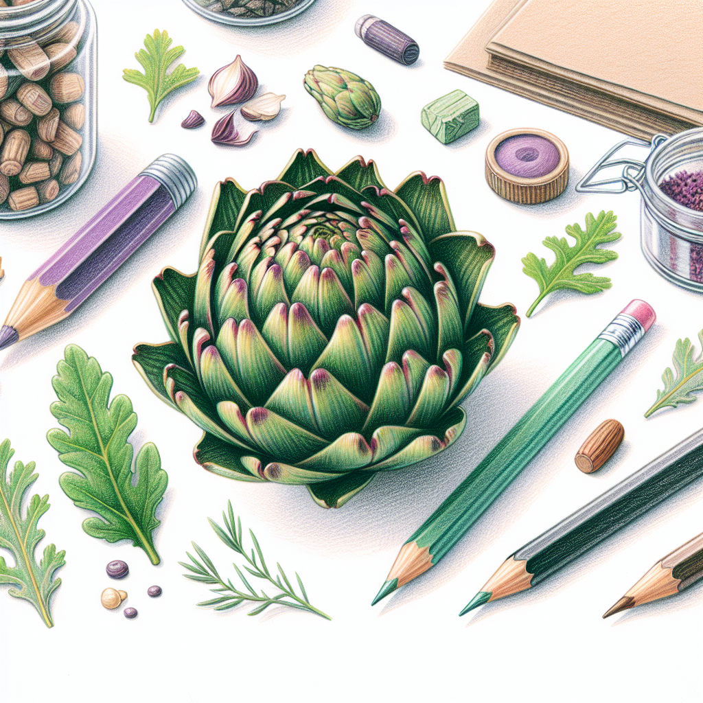 Pastelková ilustrace znázorňující téma: Zdraví a výživa