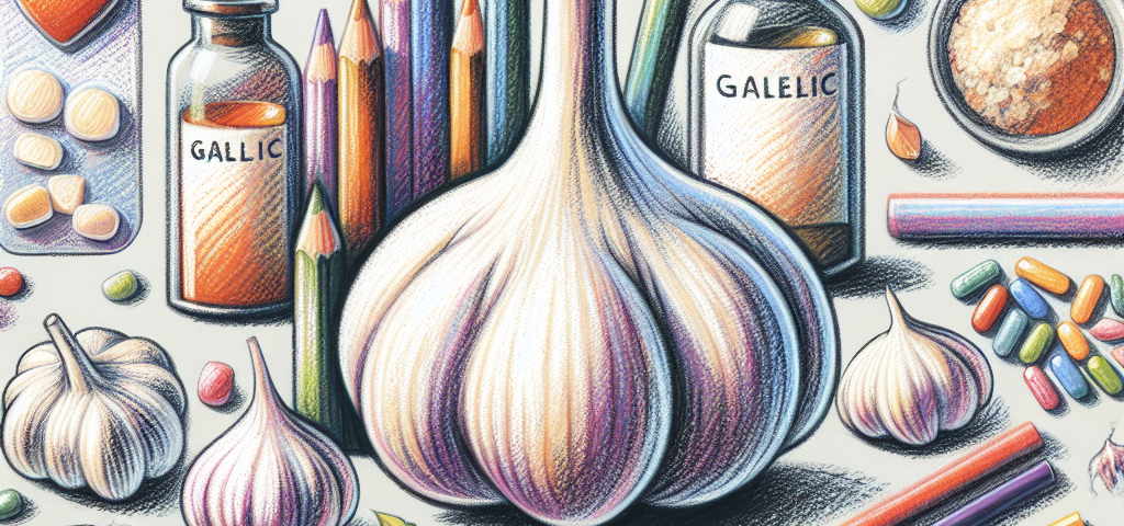 Pastelková ilustrace znázorňující téma: Přírodní léčiva