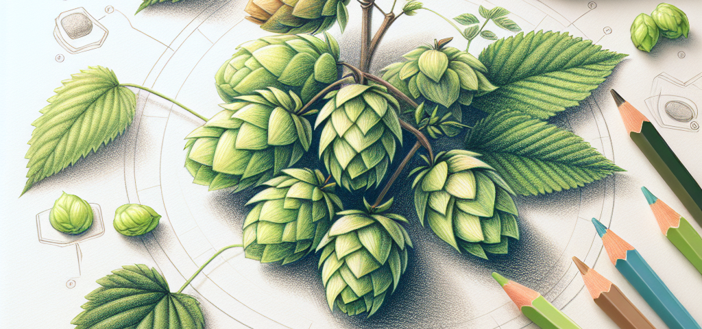 Pastelková ilustrace znázorňující téma: Botanika