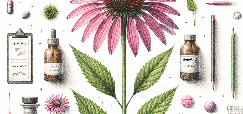 Pastelková ilustrace znázorňující téma: Léčivé rostliny