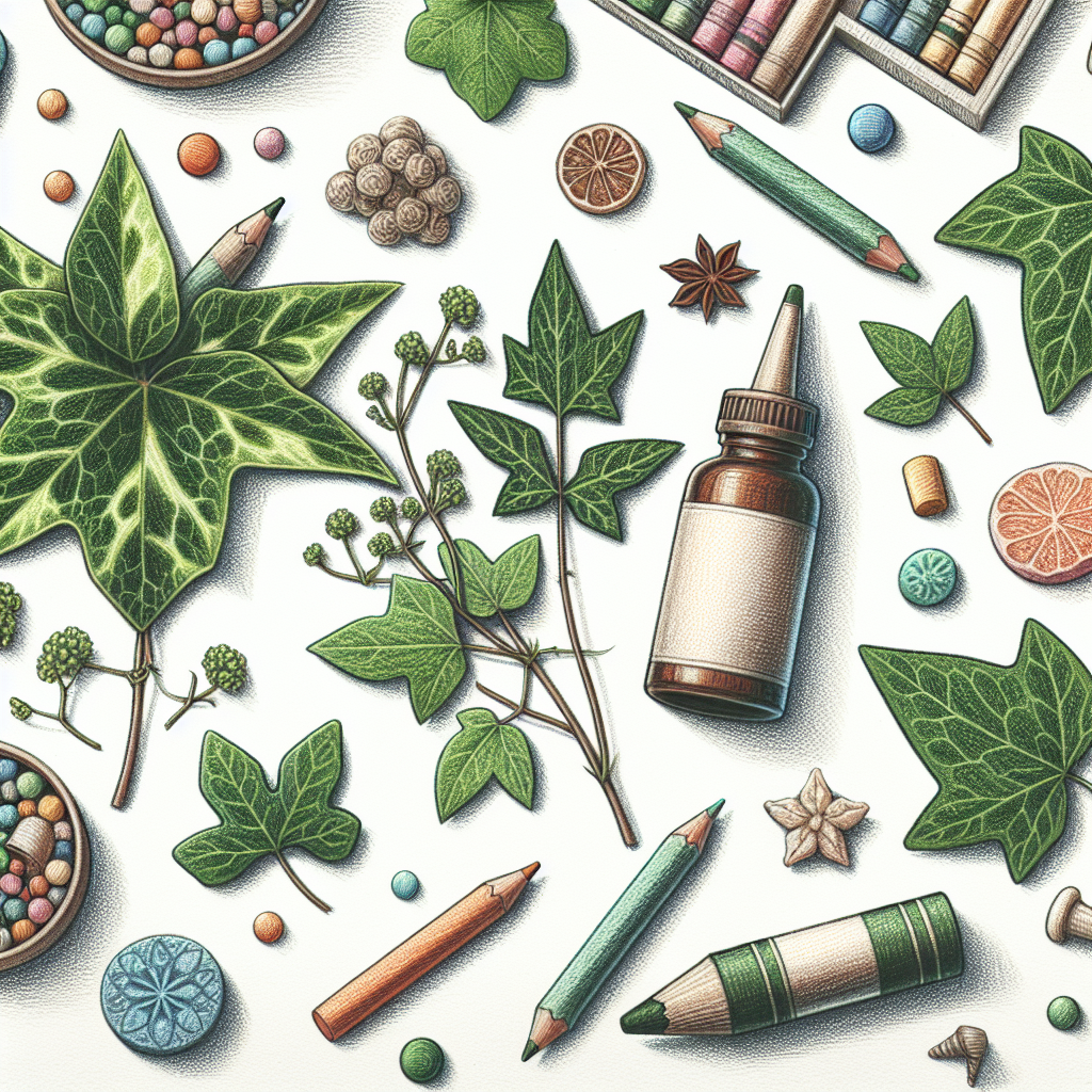 Pastelková ilustrace znázorňující téma: Bylinná medicína