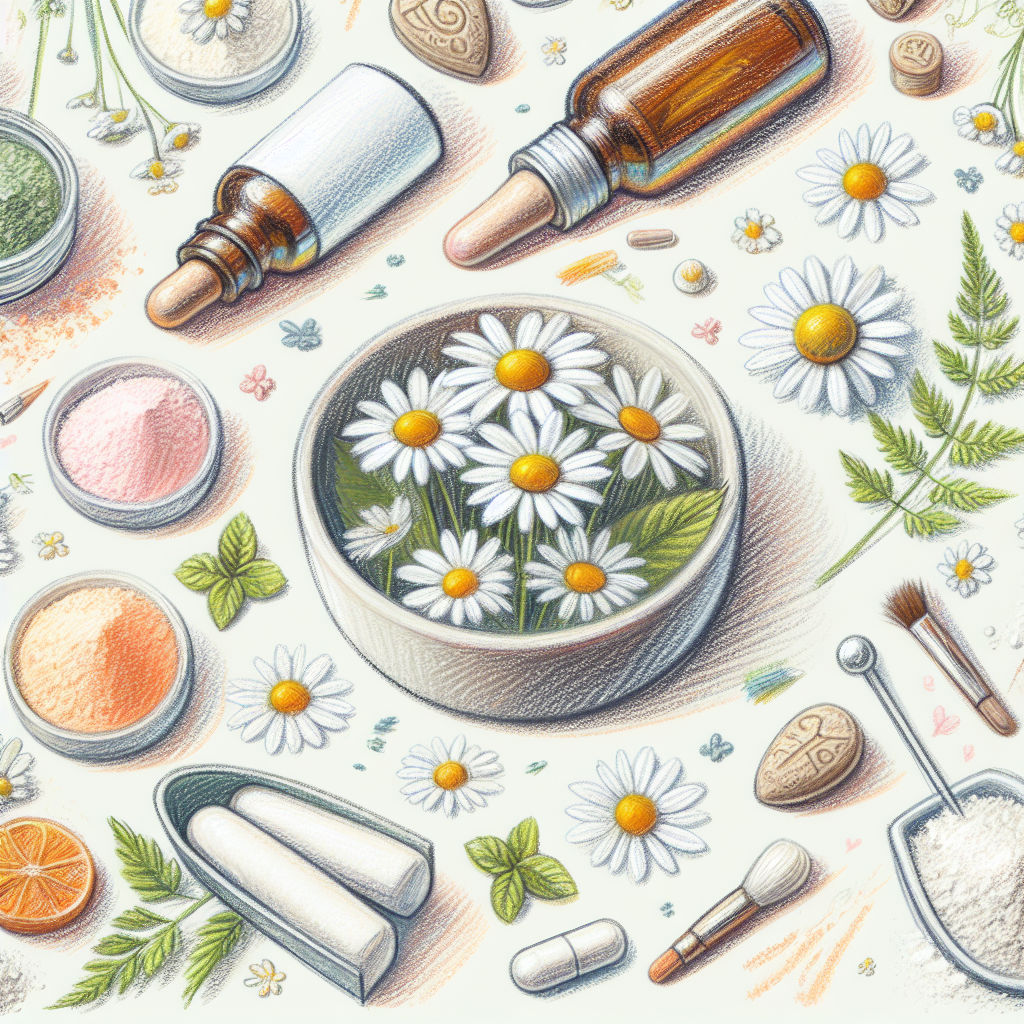 Pastelková ilustrace znázorňující téma: Byliny a léčivé rostliny