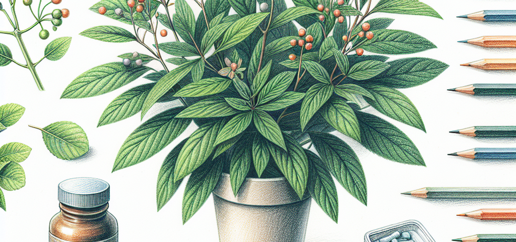 Pastelková ilustrace znázorňující téma: Zdraví a bylinky