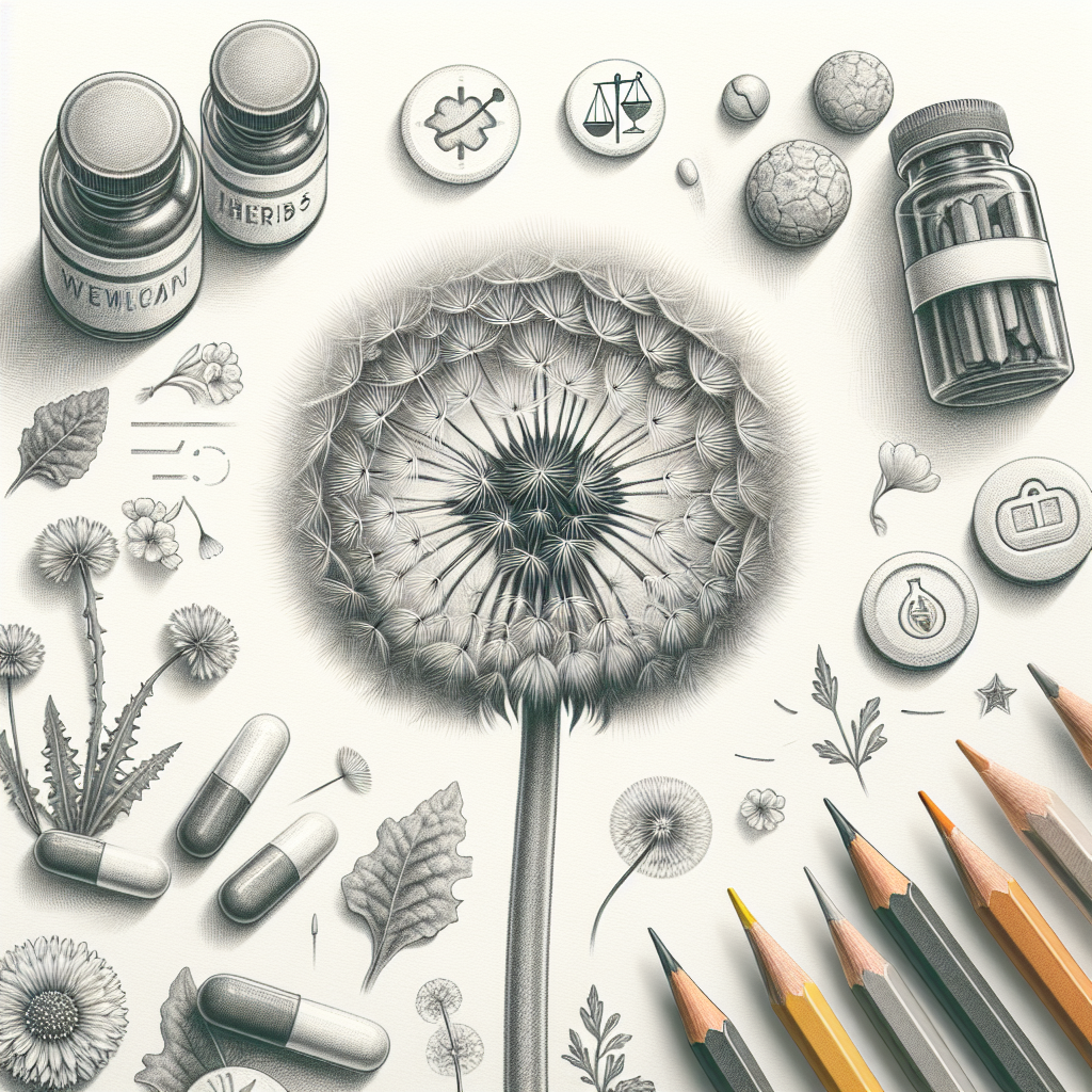 Pastelková ilustrace znázorňující téma: Byliny a léčivé rostliny