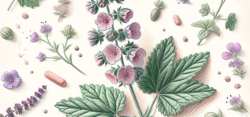 Pastelková ilustrace znázorňující téma: Tradiční medicína