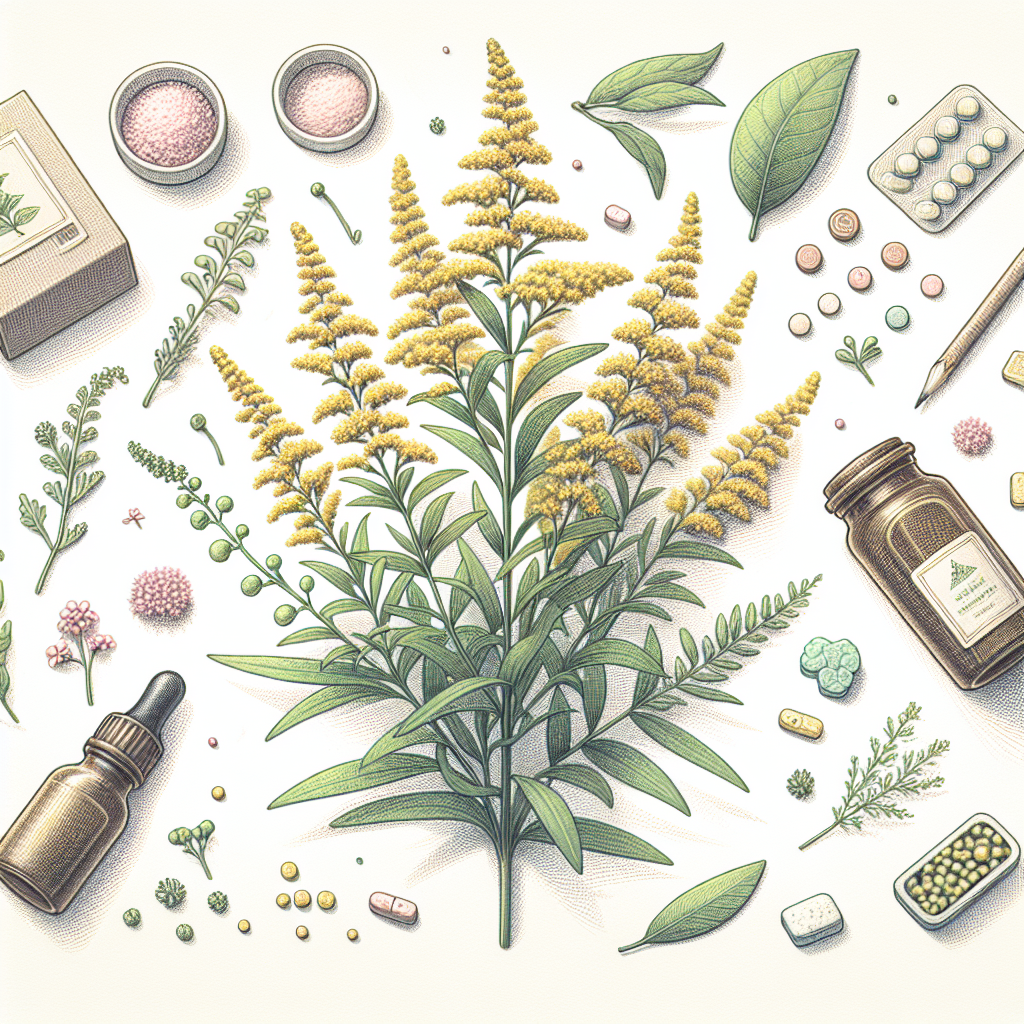 Pastelková ilustrace znázorňující téma: Byliny a léčivé rostliny