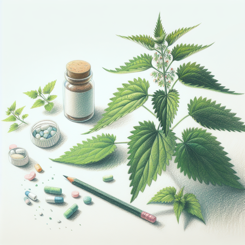 Pastelková ilustrace znázorňující téma: Bylinná medicína