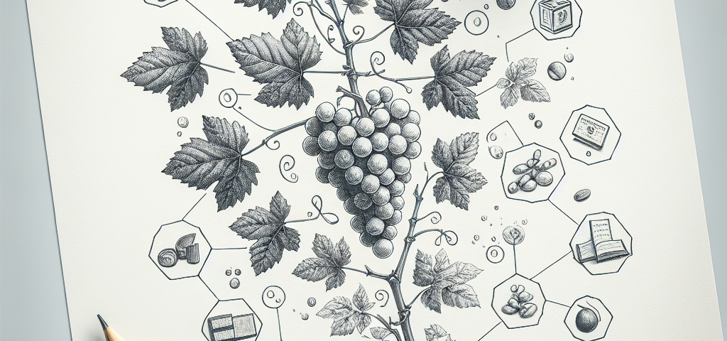 Pastelková ilustrace znázorňující téma: Botanika