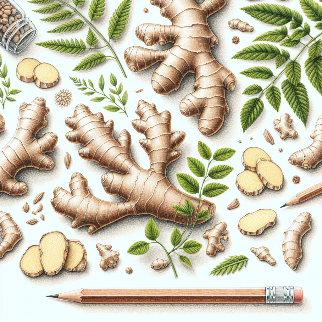 Pastelková ilustrace znázorňující téma: Bylinné rostliny