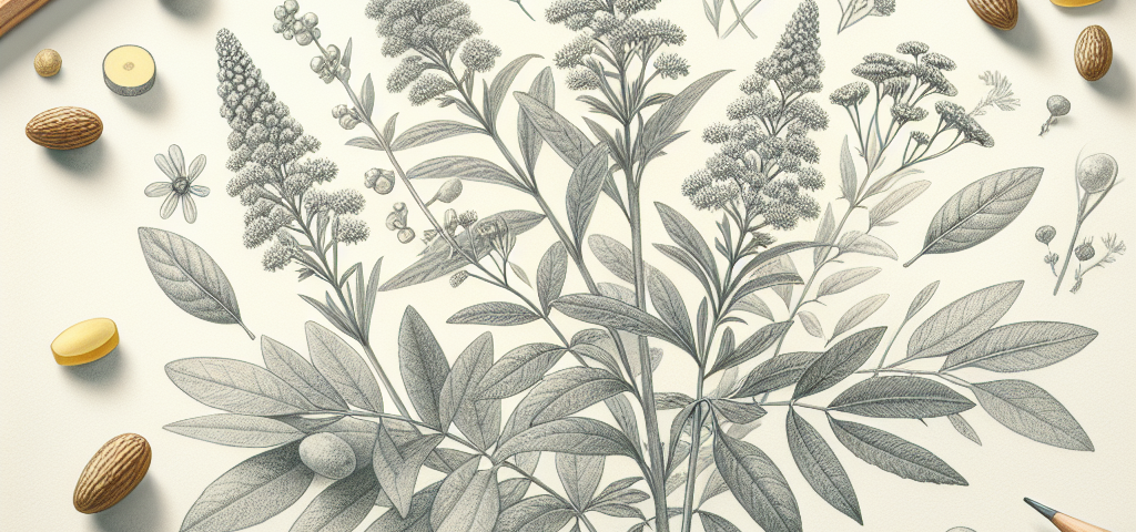 Pastelková ilustrace znázorňující téma: Bylinná léčba